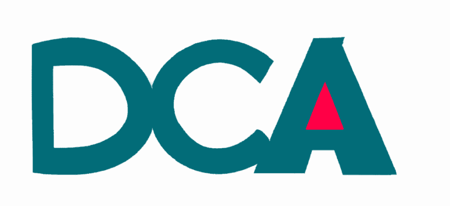 илюстрация с букви DCA